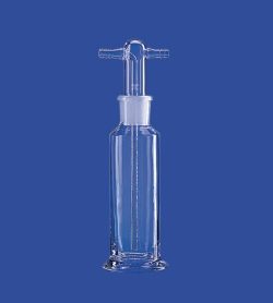 Gas washing bottles acc. to Drechsel, without Filter