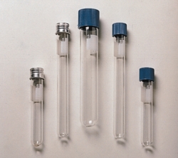 Culture tubes, Borosilicate glass 3.3, with plastic screw cap