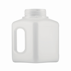 Wide-mouth square bottles, 311 series, HDPE, without closure