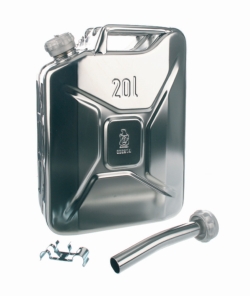 Stainless steel jerrycan