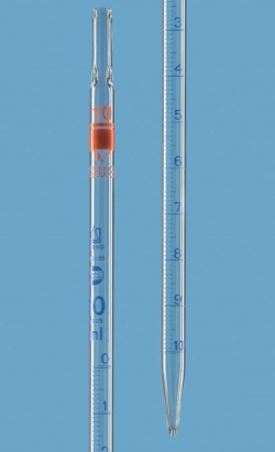 Graduated pipettes, partial delivery, AR-glas®, class AS, blue graduations, type 1