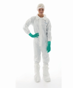 Disposable Coverall BioClean, with collar/hood, sterile