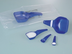 Disposable measuring spoon, PS, detectable